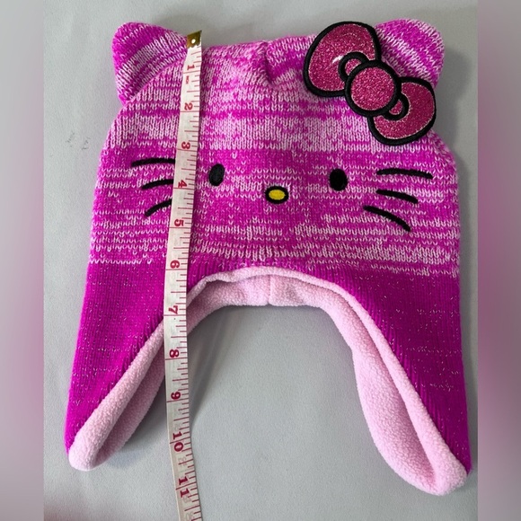 Hello Kitty Mittens Hat Girls Pink Cat Hat/cap - Picture 7 of 11